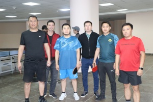 Table tennis tournament among the company's employees